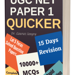 UGC NET Paper 1 Revision Notes (Quicker - Rapid Revision)