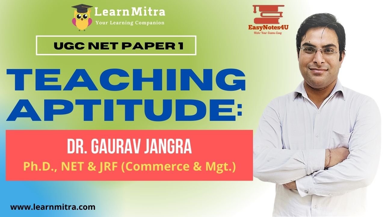 Teaching Aptitude UGC NET Paper 1 Online Course