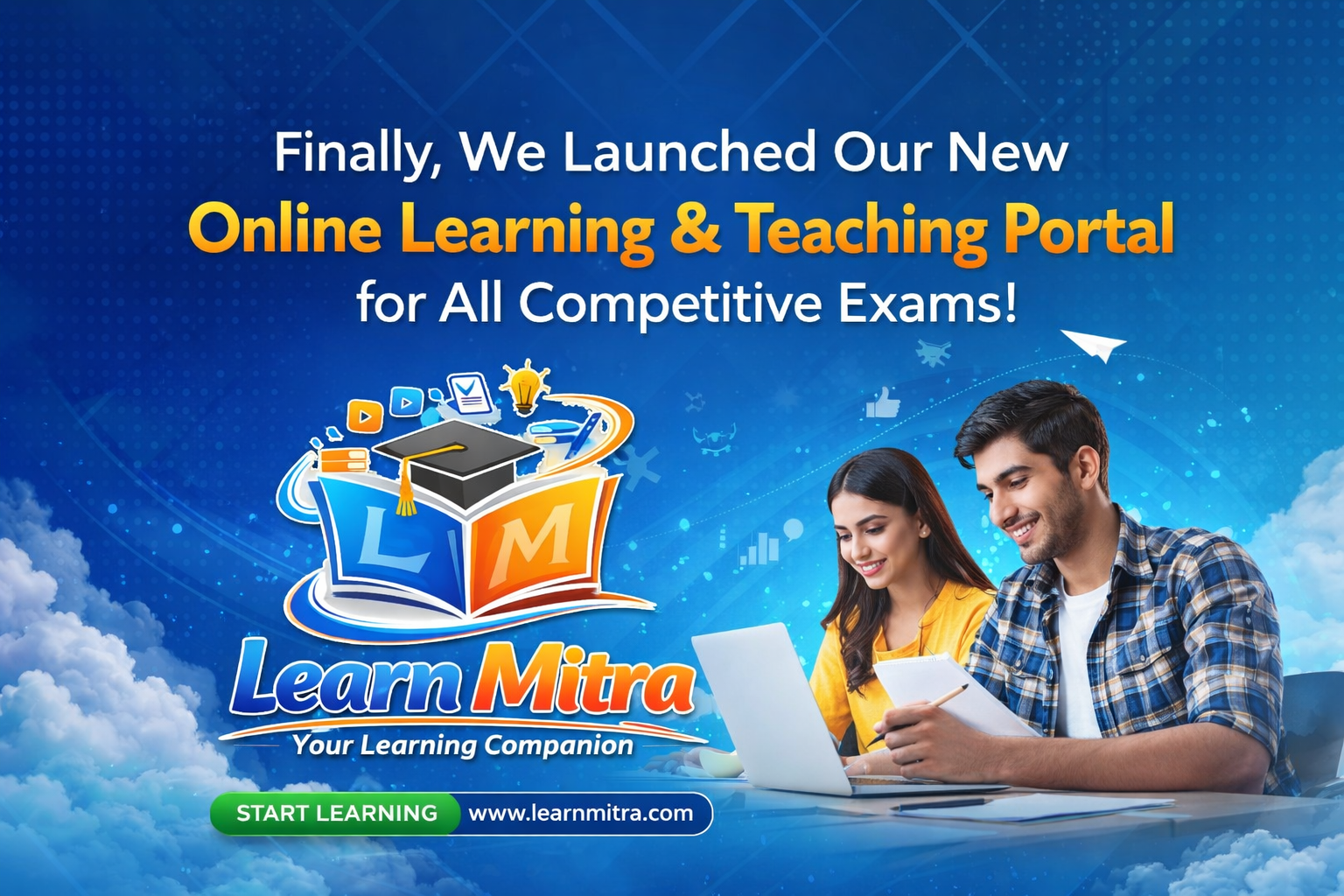 we are proud to announce the official launch of our Online Learning and Teaching Portal – Learn Mitra (www.learnmitra.com).
